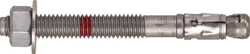 Anclaje acuñado Kwik Bolt TZ2 SS304 Anclaje acuñado de acero inoxidable A4 de alto desempeño para concreto fisurado y aplicaciones antisísmicas (acero inoxidable 304)